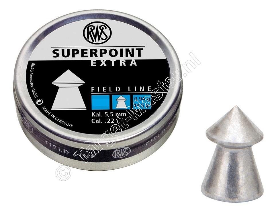 RWS Superpoint Extra 5.50mm Airgun Pellets tin of 500